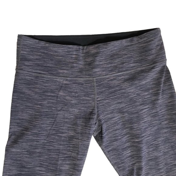 Lululemon Wunder Under Crop Wee Are From Space Black Cashew / Black Size 10 - Picture 3 of 12
